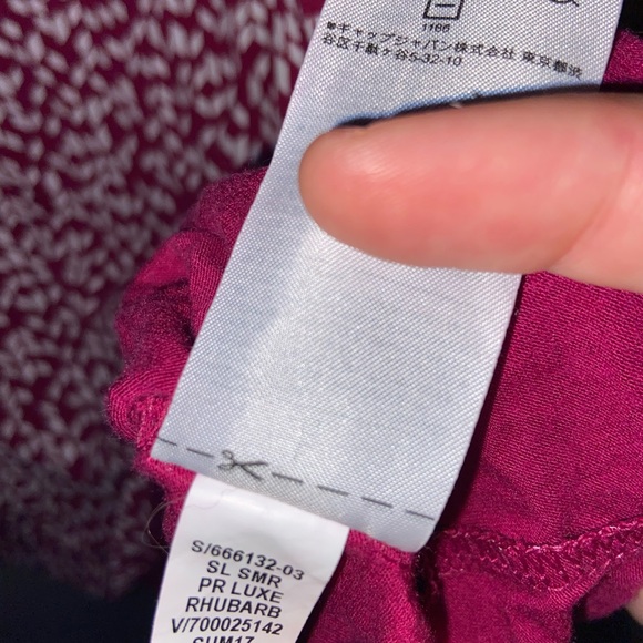 Banana Republic Pink and White Tank top Large-SOLD - Picture 5 of 7